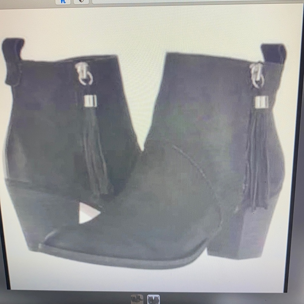 Steve Madden Black Ankle Boots
